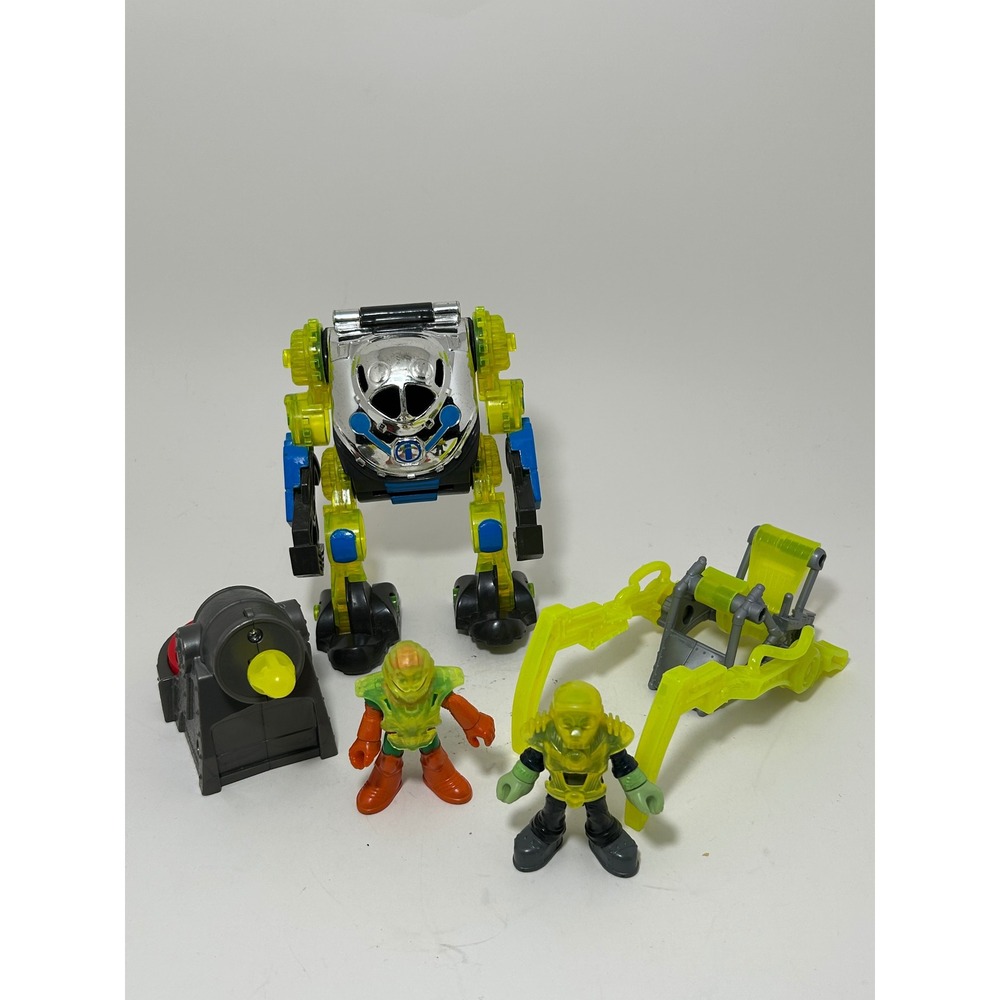 Fisher Price‎ Imaginext Alpha Star Moon Walker Robot Space Figures Launcher Set